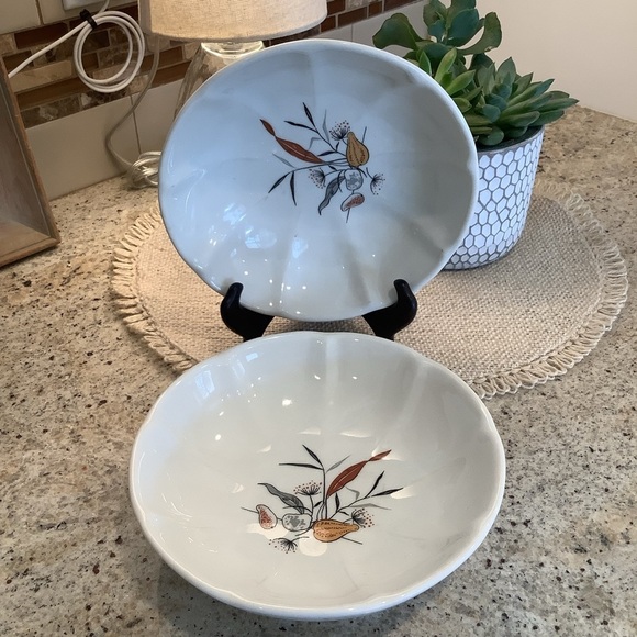 Two Vintage Bowls Wellsville China - Picture 1 of 5